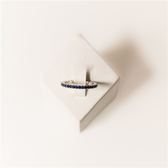 Anello Monaldi Gioielli Donna in Oro bianco Zaffiro 0.98 Ct AETQ01-2 .0M13Z - AETQ01-2 .0M13Z